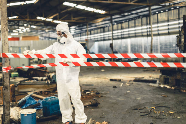 Professional Odor Removal technician working in Sparta, NC